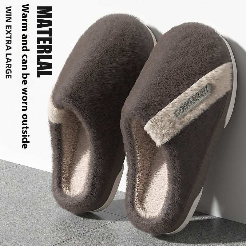 Comwarm WarmStep™ Men’s Non-Slip Cotton Slippers