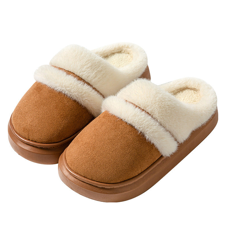 ComWarm CozyCotton™ Women’s Cotton Slippers – Thick Bottom, Non-Slip Indoor Shoes